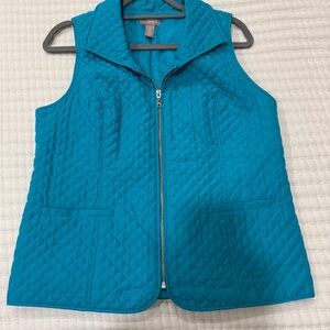3 for $15 Chico’s Quilted Teal Vest